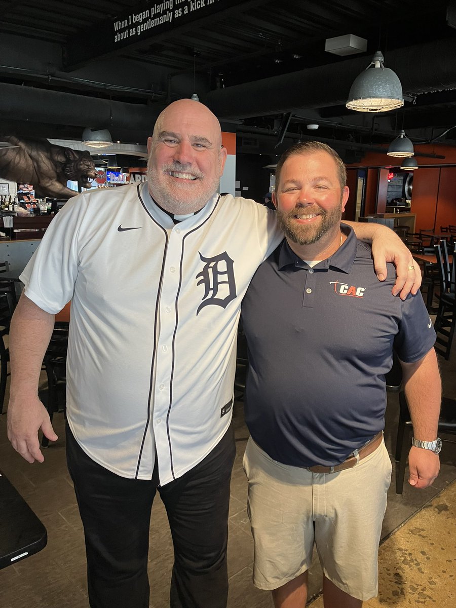 CatholicAthlete's tweet photo. We were very blessed to have Fr. Joe Krupp (@Joeinblack) celebrate Mass today at Comerica Park, the home of the @tigers, before today’s game vs @Reds 
Fr. Joe is a lifelong Tigers fan and brought his dad with him to help celebrate Father’s Day!

Happy Father’s Day CAC Family! https://t.co/f9kh7VtajI