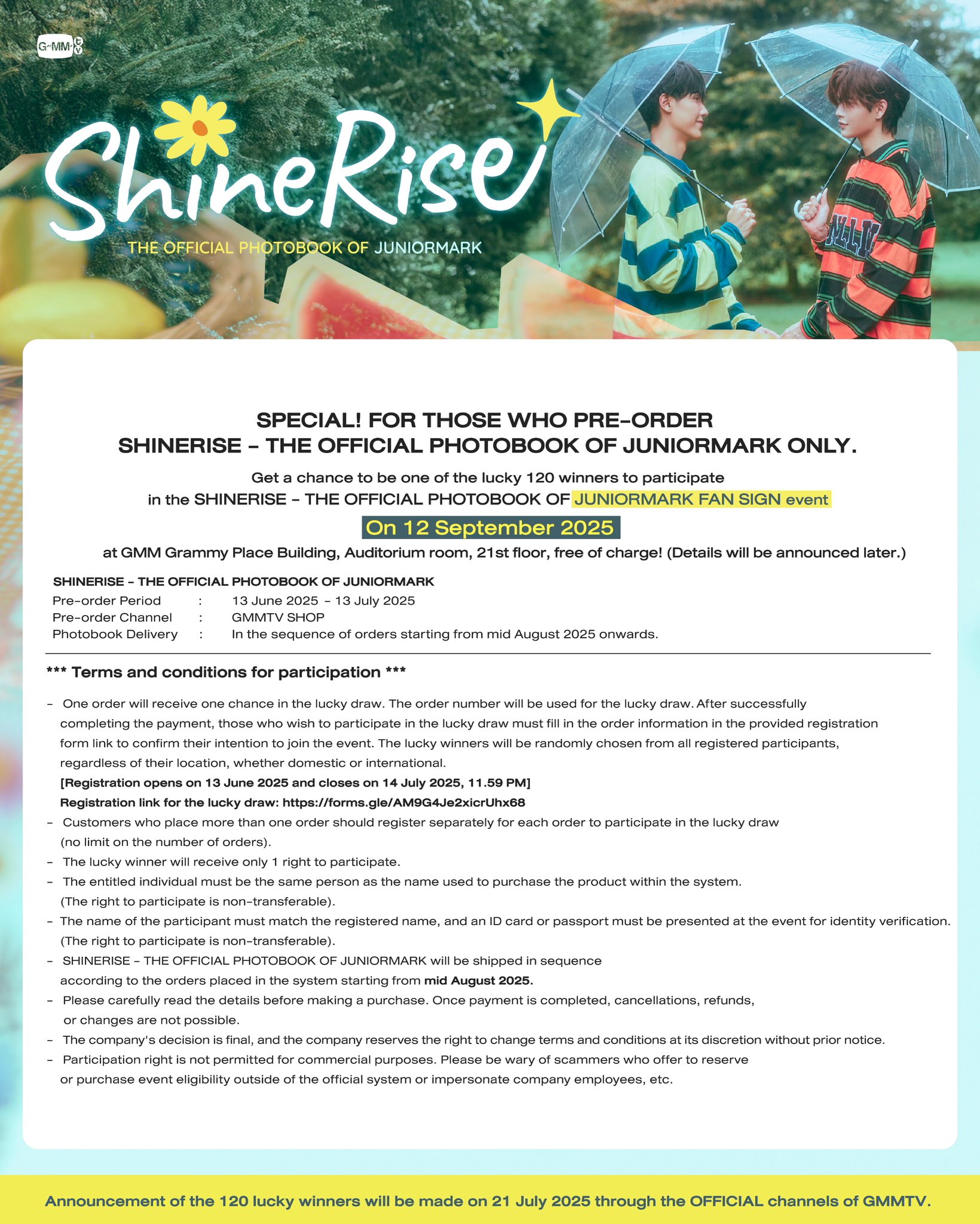 JuniorMark PhotoBook JUNIORMARK / SHINERISE オフィシャルフォトブック