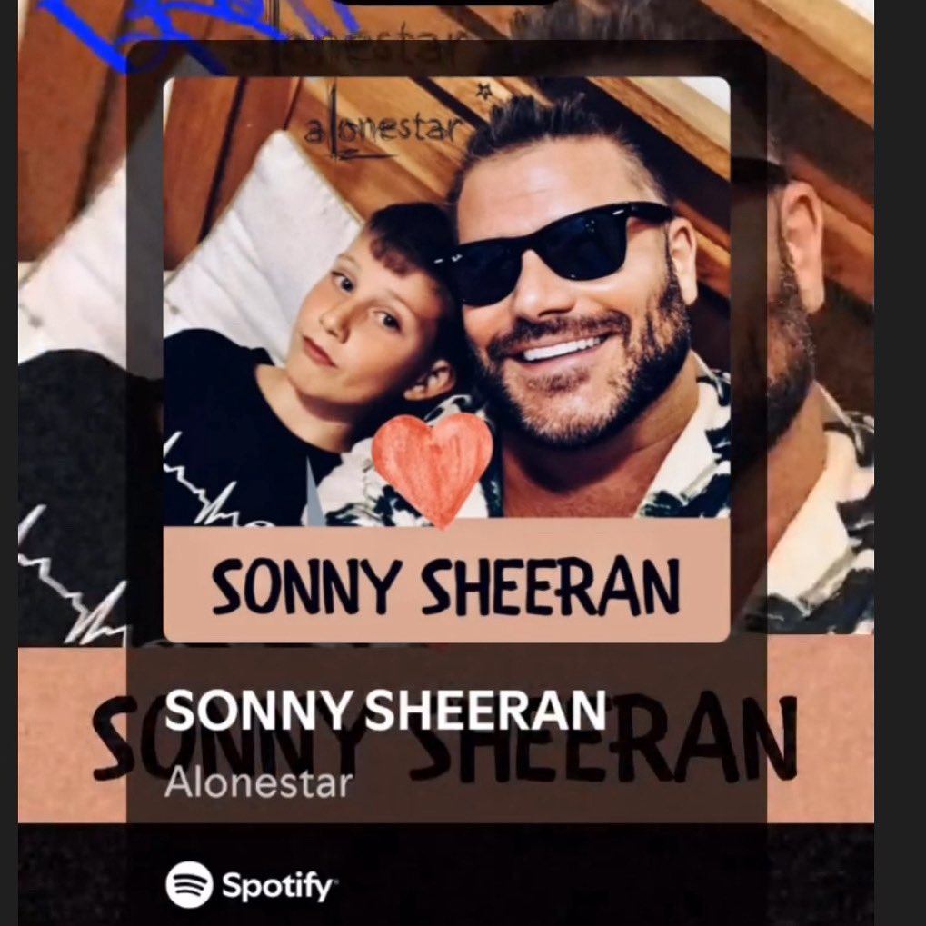 For my son beautiful young Son “Sonny Sheeran” I love you always and forever.  This song is for you !  I know it’s been hard .. please just know that Daddy loves you and is always here for you always, no matter what I am here.  For my son “Sonny Sheeran”- song.link/SonnySheeran