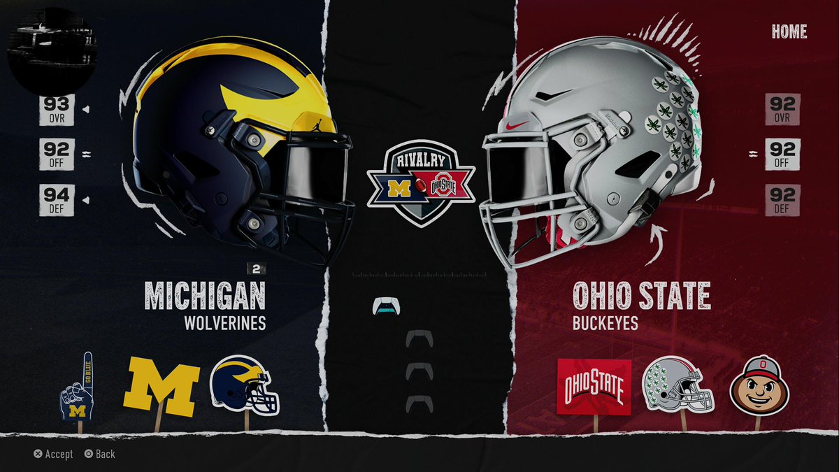SebaBaughller's tweet photo. #TheGame 2028 featuring the no. 2 team in the nation vs an unranked Buckeye team. Starting now!

https://t.co/sqyXEaqFlU

#Twitch #TwitchStreamer #MichiganFootball #EASportsCollegeFootball25 #SebaBaughller #GoBlue https://t.co/EWV3xTgfen