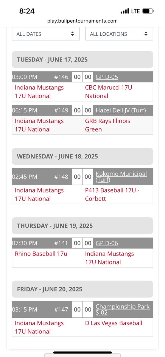 tripp_winton's tweet image. My schedule for the MPL in Grand Park June 17-20 @OBC_Recruits @CoachPedlowe @Coach_Cush @LexCathBaseball @1MustangsNation