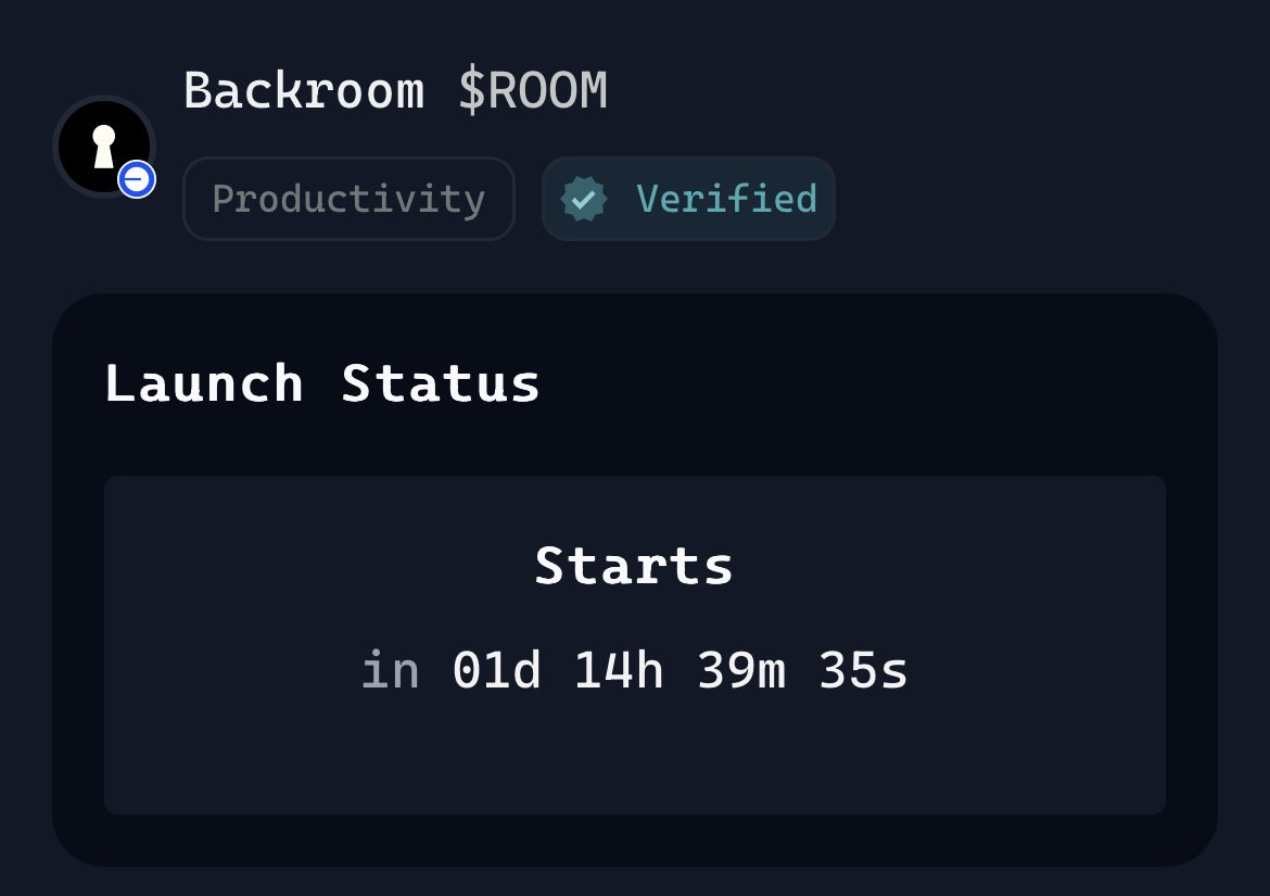 Only 38 hours remain until the highly anticipated $ROOM token launches on <a href="/virtuals_io/">Virtuals Protocol</a>! Are you ready to join the excitement, Anon? Now’s the perfect time to dive in and start Yapping to earn rewards!

Head over to <a href="/useBackroom/">Backroom</a> and sign up to get started. By creating
