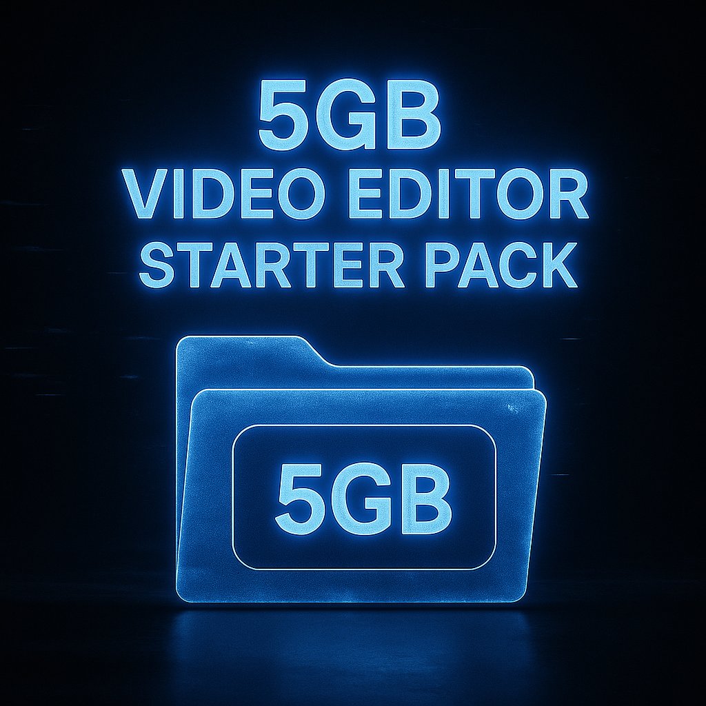 🎬 Are you just starting out as a video editor?

I’ve put together a 5GB Starter Pack designed to help beginner editors create better content — FASTER.
No fluff. Just high-quality assets that actually make your videos pop.
🔹 Overlays
🔹 Animated backgrounds
🔹 Particle effects