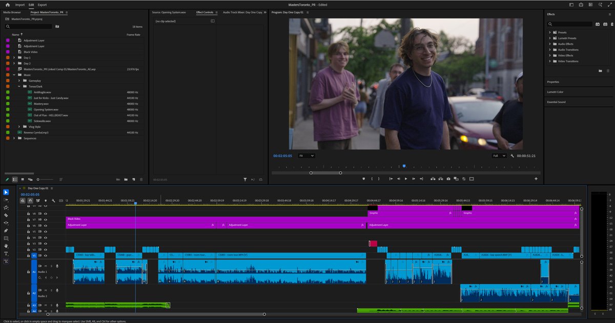 My face after editing episode one of the vlog