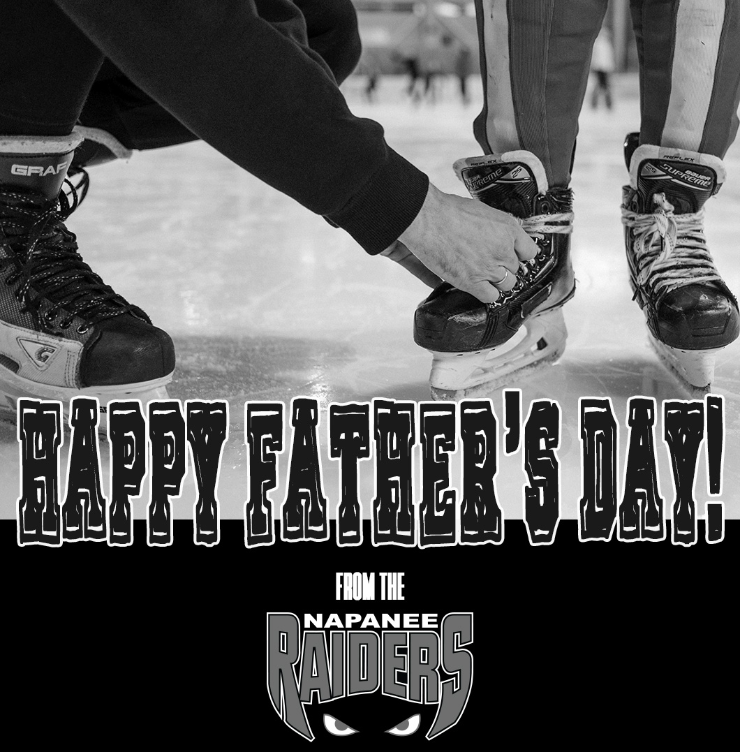 To the hockey dads and all the fathers and father figures in our lives, thank you! Have a wonderful day today.