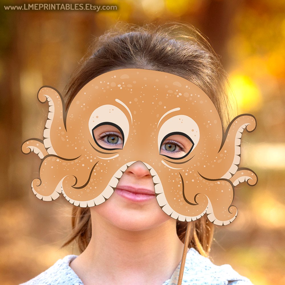 lmeprintables's tweet image. Octopus Printable Mask Halloween Costume Sea Animal Squid Carnival Ocean Pool Party Favor School Activity Monster Acuatic Birthday Kid Adult etsy.me/43LuME6 via @Etsy #octopusmask #printablesforkids #costumesforkids #birthdayideasforkids #schoolactivity #seaanimalsparty