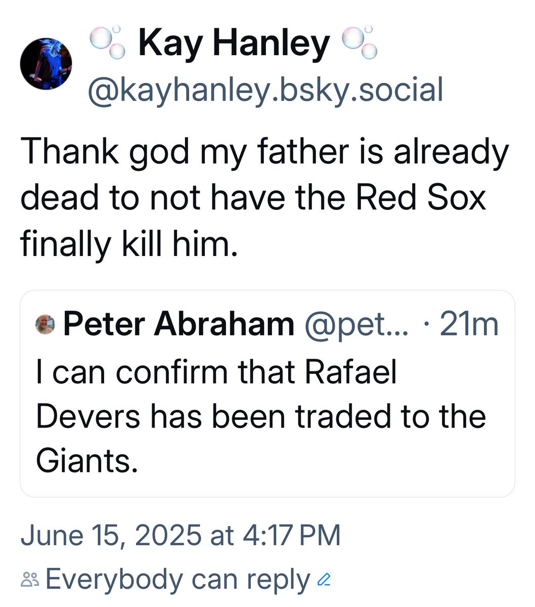 Boston Red Sox. The fucking audacity.