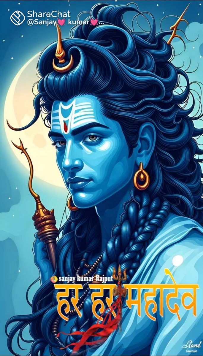 देवाधिदेव महादेव की कृपा से आप और आपके सपरिवार की सभी मनोकामनाएं पूर्ण हो, आपका दिन शुभ और मंगलमय हो !
#ॐ_श्री_शिवाय_नमस्तुभ्यं 🚩
#हर_हर_महादेव_ॐ🚩
#जय_श्री_महाकाल 🚩
#ॐ_नमः_शिवाय 🚩
#शुभ_सोमवार_वंदन 🚩🌿🥀🙏