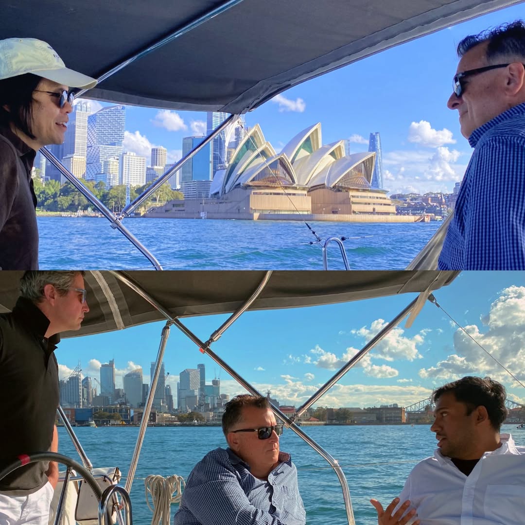 LeanStartupSyd's tweet photo. Thanks Chris Clark #Teem Inc. for taking @foundingSYD #Founder Institute #Australia #NewZealand & our #startup #mentor David Kenney sailing with the most recent cohort. @BenjaminChong @RightClickVC Right Click Capital #RightClickVC #FounderInstitute #FiWorldwide #ANZ #NZ #StartOz https://t.co/54qFYLbI3C