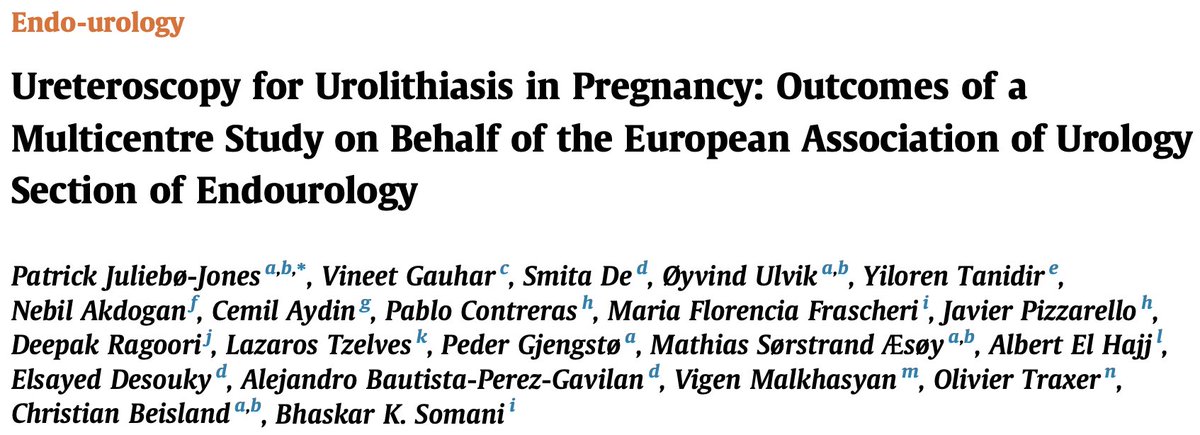 Prof Bhaskar Somani (@endouro) on Twitter photo URS for stone disease in Pregnancy. In tertiary centre, URS is done safely during pregnancy with a low risk of major complications. From @EAUEndourology <a href="/Uroweb/">European Association of Urology (EAU)</a> <a href="/EauPatient/">EAU Patient Information</a> @uropatrick <a href="/BeislandC/">Christian Beisland</a> <a href="/OTRAXER/">Olivier Traxer</a> <a href="/yvindUlvik/">Øyvind Ulvik</a> <a href="/PabloNContreras/">Pablo Contreras</a> <a href="/ytanidir/">Yiloren Tanidir</a> <a href="/UHSFT/">University Hospital Southampton 💙</a> <a href="/BAUSurology/">BAUS</a> <a href="/YAUEndourology/">YAU ENDOUROLOGY</a> URS for stone disease in Pregnancy. In tertiary centre, URS is done safely during pregnancy with a low risk of major complications. From @EAUEndourology <a href="/Uroweb/">European Association of Urology (EAU)</a> <a href="/EauPatient/">EAU Patient Information</a> @uropatrick <a href="/BeislandC/">Christian Beisland</a> <a href="/OTRAXER/">Olivier Traxer</a> <a href="/yvindUlvik/">Øyvind Ulvik</a> <a href="/PabloNContreras/">Pablo Contreras</a> <a href="/ytanidir/">Yiloren Tanidir</a> <a href="/UHSFT/">University Hospital Southampton 💙</a> <a href="/BAUSurology/">BAUS</a> <a href="/YAUEndourology/">YAU ENDOUROLOGY</a>