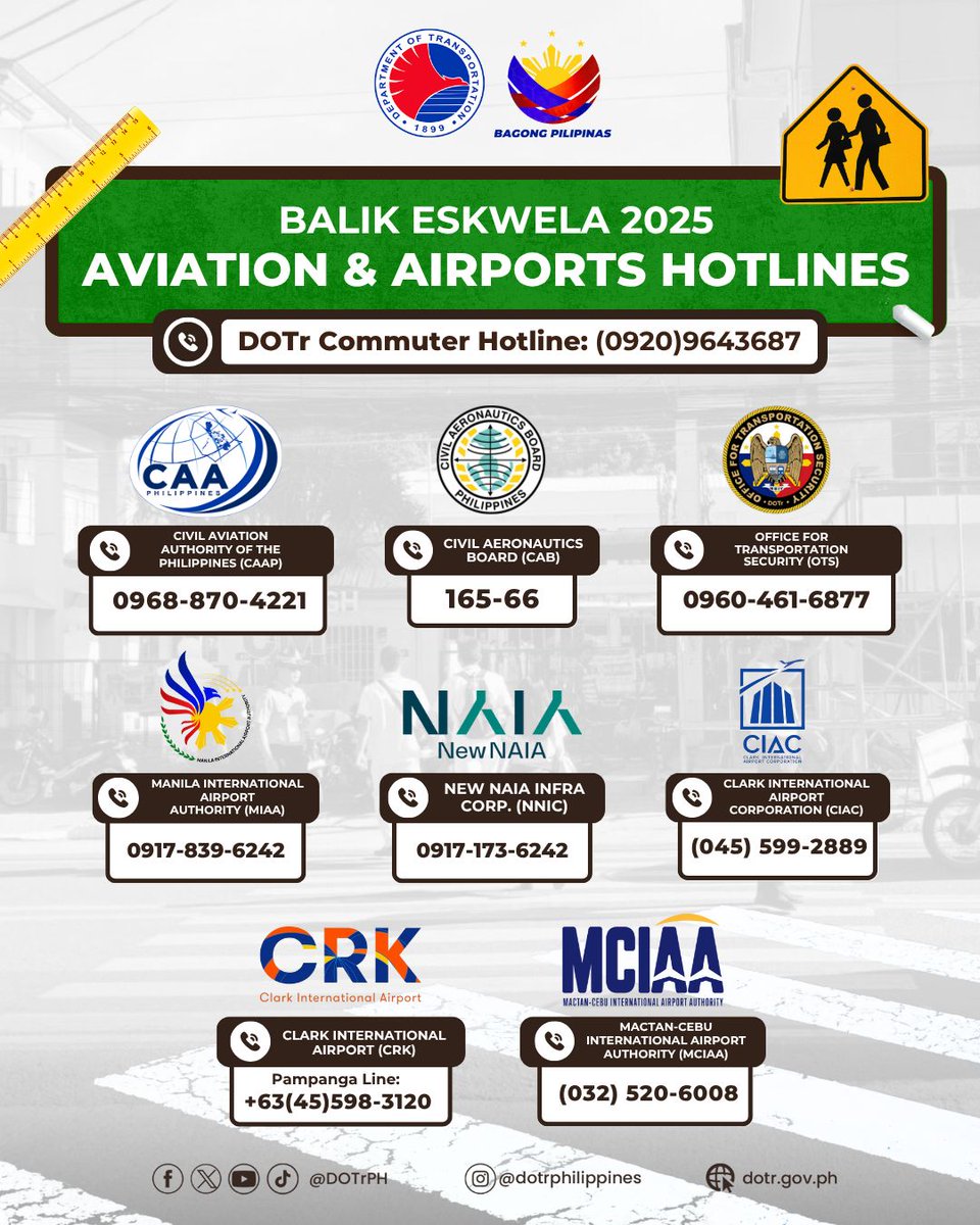 𝐁𝐀𝐋𝐈𝐊-𝐄𝐒𝐊𝐖𝐄𝐋𝐀 𝟐𝟎𝟐𝟓 𝐍𝐀! 

Ingat po sa biyahe! 

#DOTrPH🇵🇭 #OplanBiyahengAyos #BalikEskwela2025