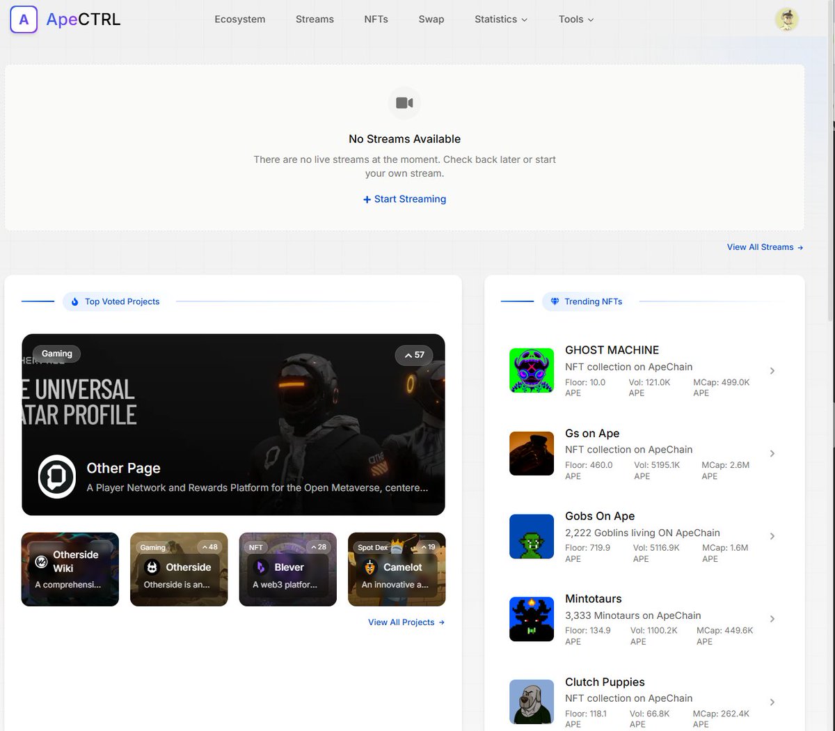 Legend <a href="/_PPMan_/">PPMan 🦍</a> just dropped some Apechain alpha with <a href="/apectrlcom/">ApeCTRL</a> dashboard build by <a href="/CryptoFrostyz/">Frostyz</a> &amp; powered by ApeChain.

<a href="/apectrlcom/">ApeCTRL</a> is a comprehensive dashboard for all things ApeChain - explore projects, check out NFTs, track tokens, and watch live streams. This board was 🔥