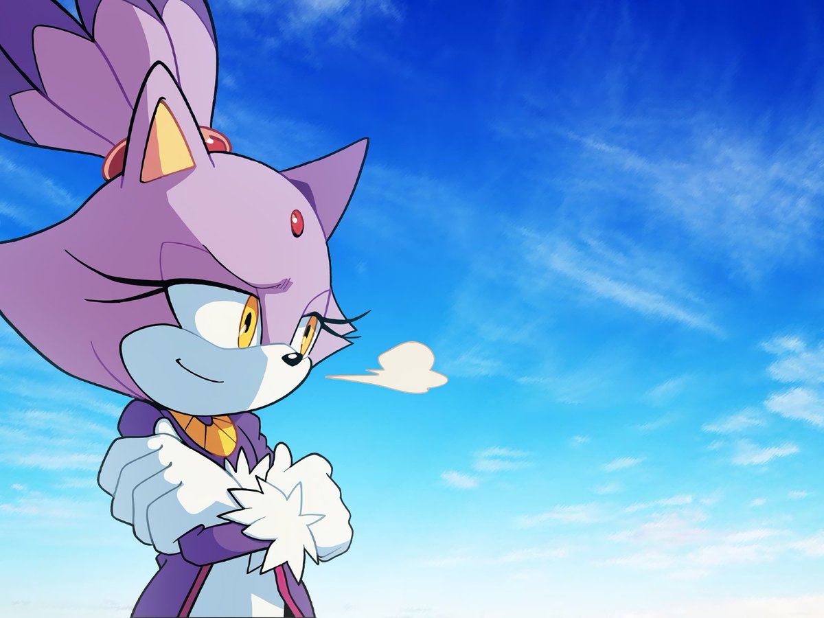 Ah... You've lost someone too? I can keep my eyes out for them for ya..!

That said, there is a Blaze here- She's a cat that can control fire! But looking at you, I can only guess she isn't the one you're looking for...