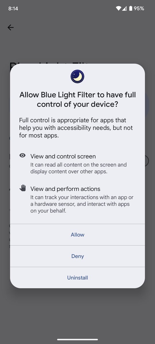 Why does <a href="/Google/">Google</a> require mic and camera access to be on 24/7 on my phone to make it functional at all? Why does the play store allow apps that can read ALL content and all interactions on your screen without the need for function?