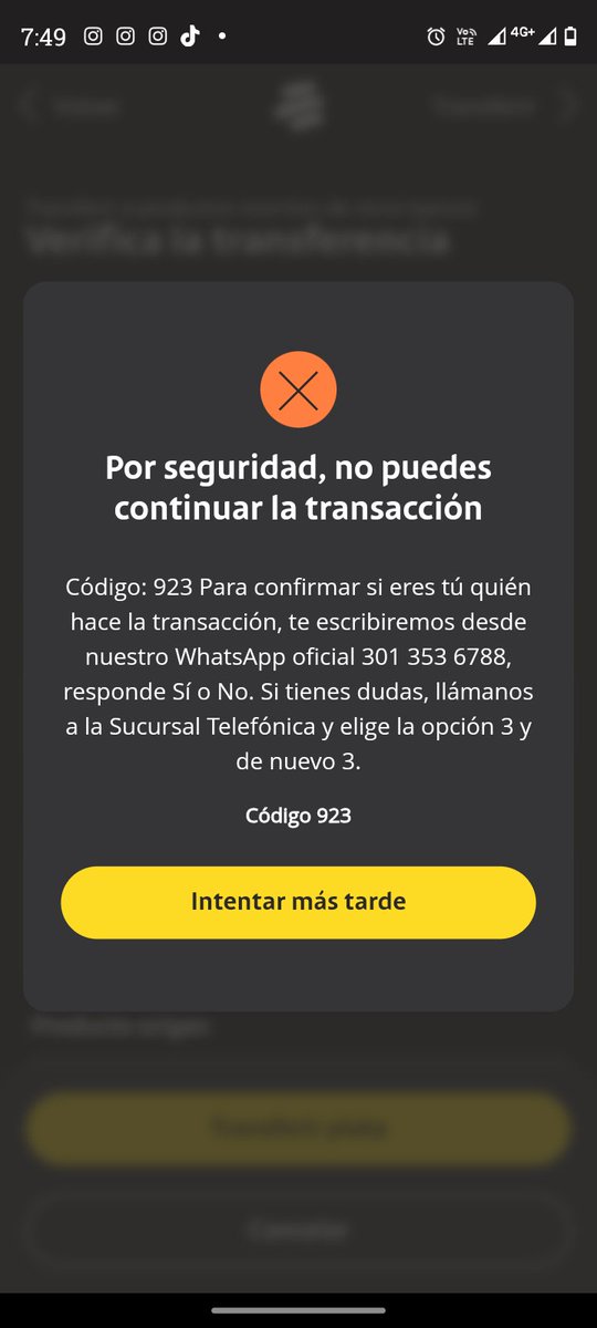 POLL104's tweet photo. @Bancolombia terrible después de varias llamadas haciendo el inservible proceso de las pregunticas de seguridad no se solucione nada cada día sirven menos https://t.co/GfFD7tZxOY