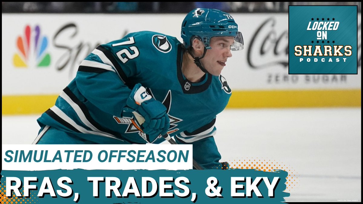 Start our SIMULATED OFFSEASON by taking care of some business at home.
🦈 RFAs: who gets paid and who is gone?
🦈 Trades: Marchment coming home?
🦈 Eklund extension

📺 youtu.be/j-i3AnZp97Y
🎧 lockedonpodcasts.com/podcasts/locke…