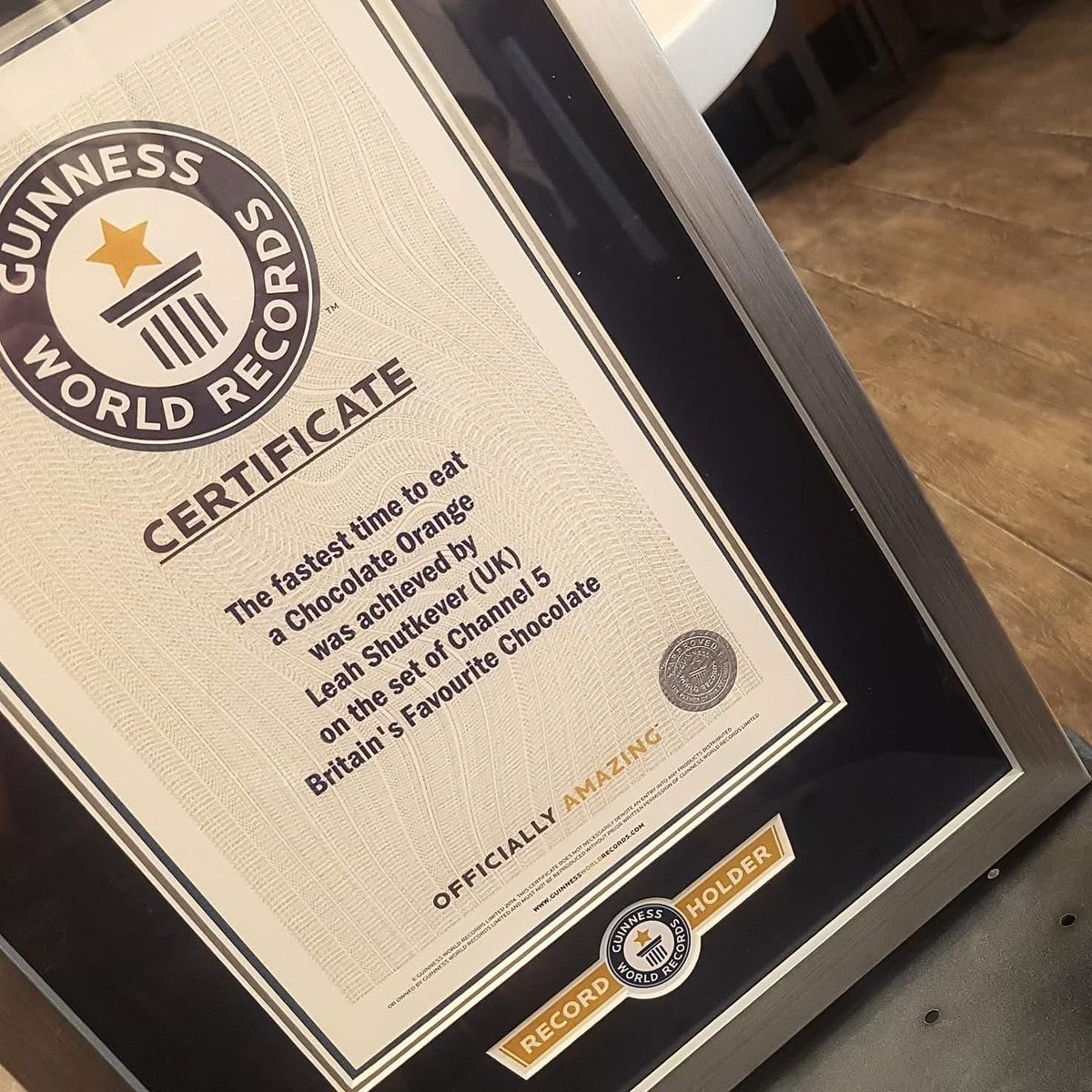 LShutkever's tweet photo. 7 Years ago today I broke my FIRST EVER Guinness World Records title.. 

I'll never forget travelling back from Leeds to Birmingham with this under my arm and people stopping me to ask if its real.. 

WILDDDD. https://t.co/gt3GtyJsSK