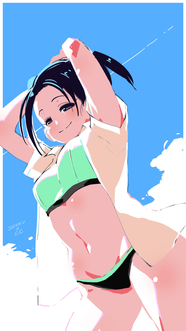 #水着からしか得られない栄養があるので見た人も貼る 
夏日予防セット 