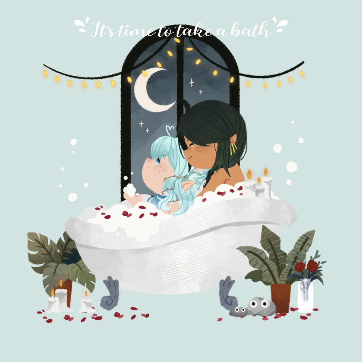 splish splash 🛁 🌹

#illustraet #illustrait | 🎨 DuoMustache