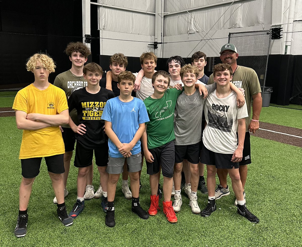 OF Eagle Wrestling (@ofeaglewrestle) on Twitter photo Day one of the <a href="/MizzouWrestling/">Mizzou Wrestling</a> Camp. <a href="/OFR5_Activities/">Orchard Farm R-V Activities</a> #RAISETHEBAR #EAGLESTRONG Day one of the <a href="/MizzouWrestling/">Mizzou Wrestling</a> Camp. <a href="/OFR5_Activities/">Orchard Farm R-V Activities</a> #RAISETHEBAR #EAGLESTRONG