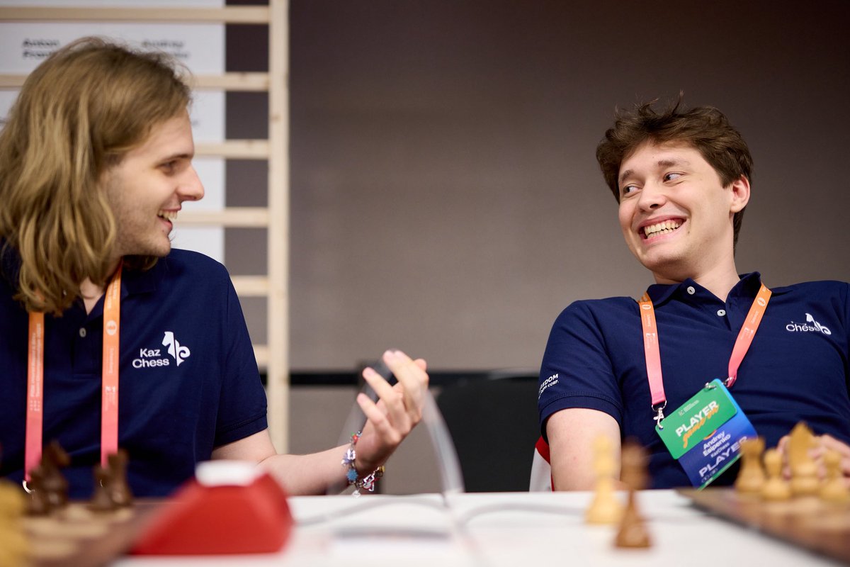Rapport Richard (@rjrapport) on Twitter photo Hi everyone!
The World Chess Rapid & Blitz Team Championship just wrapped up after 5 intense days in London, organized by <a href="/FIDE_chess/">International Chess Federation</a>
I’m thrilled we took silver in the blitz with Kazchess, an honor to play alongside such talented and kind teammates!
Also happy to bring home Hi everyone!
The World Chess Rapid & Blitz Team Championship just wrapped up after 5 intense days in London, organized by <a href="/FIDE_chess/">International Chess Federation</a>
I’m thrilled we took silver in the blitz with Kazchess, an honor to play alongside such talented and kind teammates!
Also happy to bring home