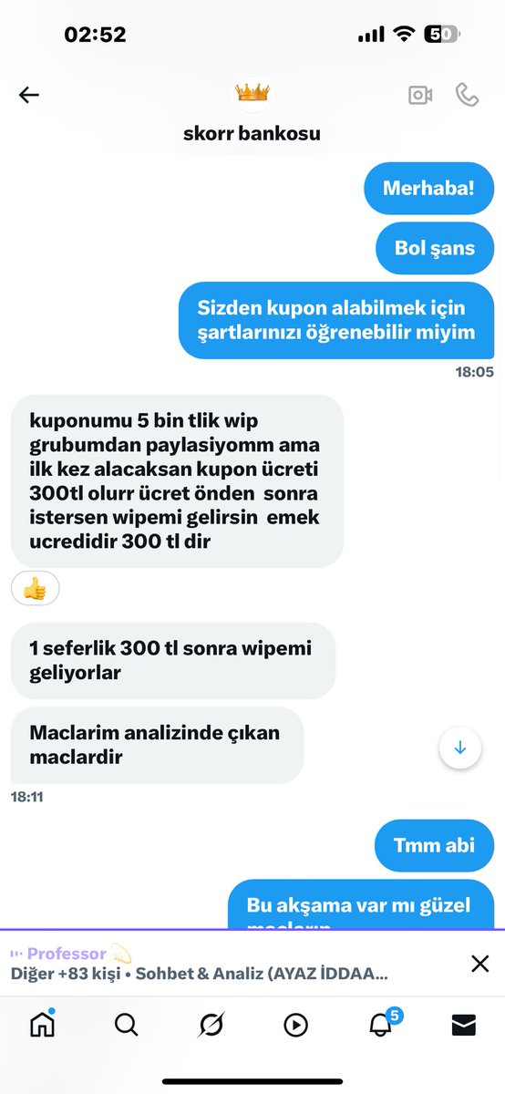 Mevrenli_74's tweet photo. @ScoreQueenn Buda çok aşağlık bir adam itibar etmeyin https://t.co/dEkpud3qyL
