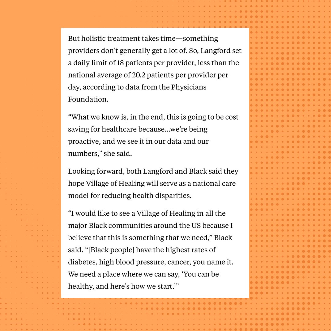 The Village of Healing, founded by Dána Langford in Cleveland, is changing care for Black women—with a 92% full-term birth rate &amp; growing services.
I worked with Dána early on—seeing her vision rise has been powerful.
Let’s invest in care that sees us.
#BlackWomensHealth