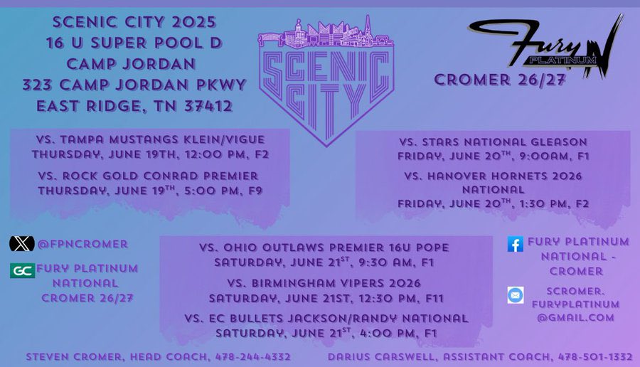 FPNCromer's tweet image. Scenic City Super Pool this weekend! Come check out this great group of girls!