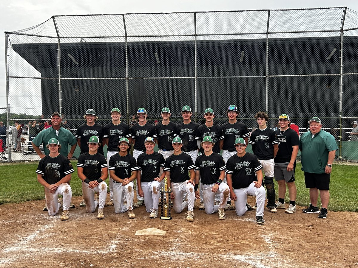 Express wins the 20th Trenton Gator Classic with a 3-0 win over Alton. 4th Gator title 🏆🏆🏆🏆 Curry &amp; Haar had 2 hits each. Sussenbach the win going the distance. 7 inning shutout, 4 H, with 3 K. 🚂💨💨💨💨