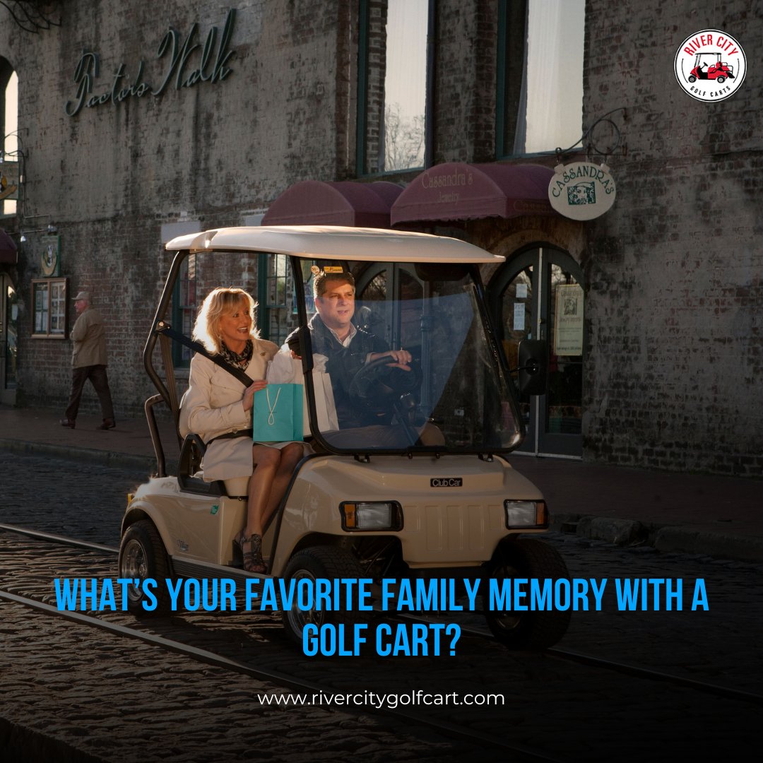 CartsRiver's tweet photo. Golf carts are perfect for family bonding! 💕 Whether it’s a ride around the neighborhood, a trip to the park, or a weekend adventure, they bring everyone together.

What’s your favorite family memory with a golf cart?

#FamilyTime #GolfCartAdventures #OutdoorFun https://t.co/51Mf2NxT6N