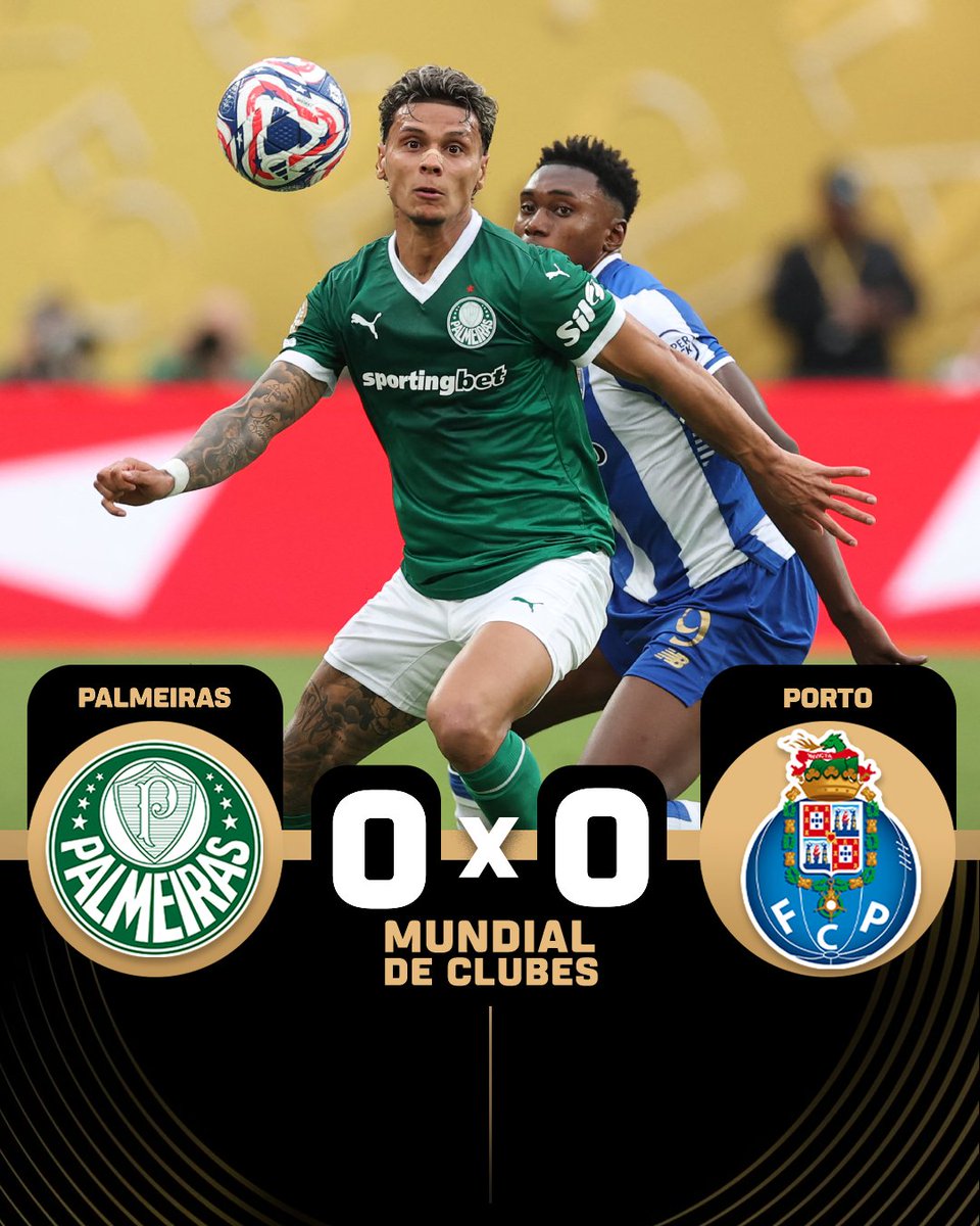 بالميراس وبورتو يتعادلان سلبيًا في المجموعة الأولى 🏆

🟢 بالميراس 0
🆚
🔵 بورتو 0

🏆 كأس العالم للأندية