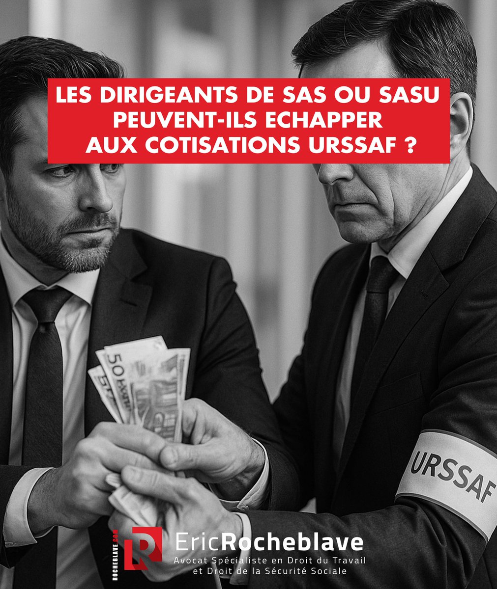 Les dirigeants de SAS ou SASU peuvent-ils échapper aux cotisations URSSAF ?

rocheblave.com/dirigeants-sas…