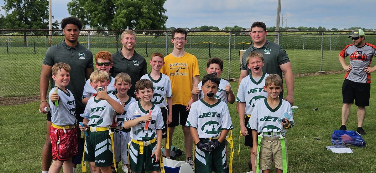 <a href="/JoshKreutz/">Josh Kreutz</a> <a href="/AidanLaughery/">Aidan Laughery</a> <a href="/jda_anderson21/">Jordan Anderson</a> and <a href="/ColtonRahn/">Colton Rahn</a> Coaching the Jets this Season in <a href="/NflTuscola/">TuscolaFlag/217YouthUnited</a>. Good luck this season Gentlemen. #Family #FootballForAll #NFLFlag #Illini