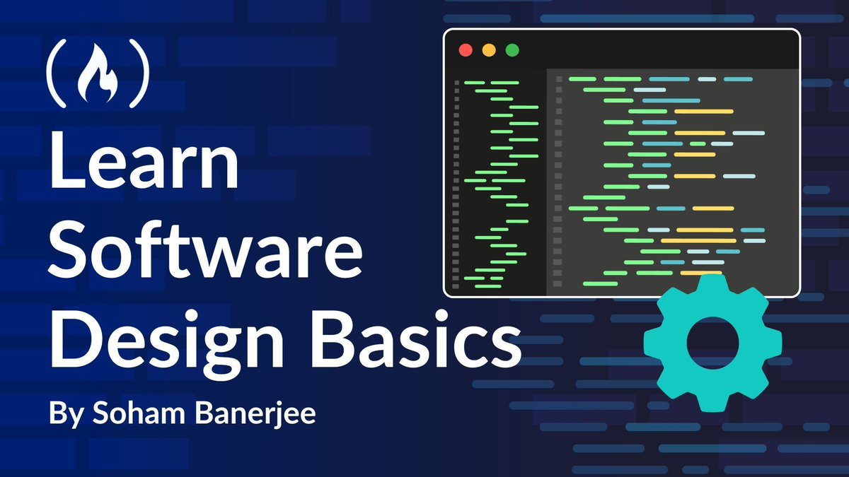 freeCodeCamp's tweet image. When you're writing code, you need to think about designing systems that are scalable and maintainable.
And inefficient software design can lead to issues like scope creep, miscommunication, delays, and so on.
In this guide, Soham teaches you Software Design basics along with…