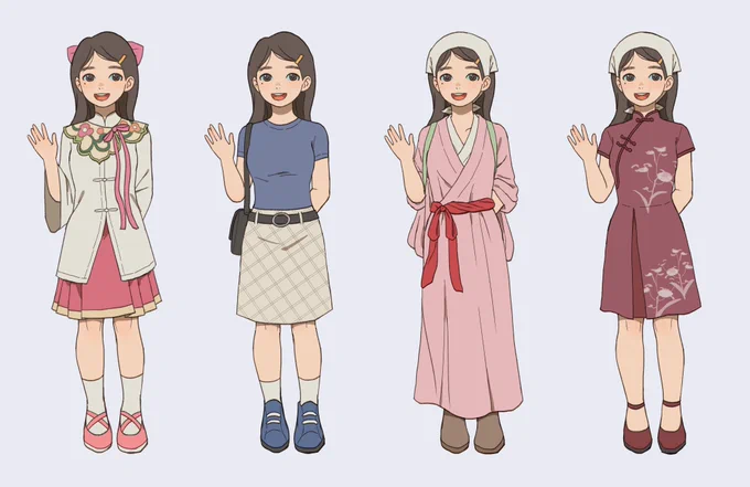 various outfits