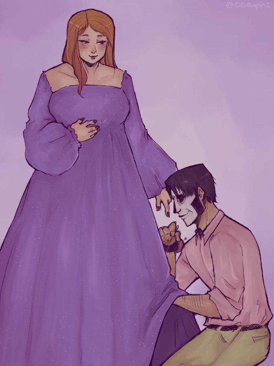 iiredescente's tweet photo. I must show you the art Anita gifted me in Christmas, look how cute and amazing she is at drawing!

She is doing sale commissions now, so please, consider checking them out 💜 https://t.co/ummSTHSKNG