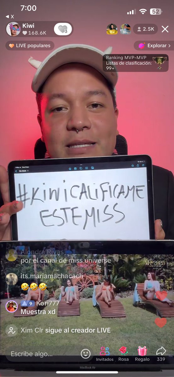 NicoNeko737's tweet photo. Ver el Miss Perú en yt: ❌
Ver el Miss Perú en tiktok con Kiwi: ✅
 #kiwicalificameestemiss https://t.co/5u8kto2wPc