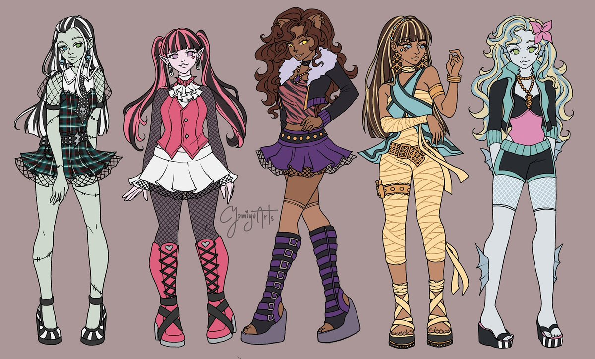 yomiyuarts's tweet image. Monster High! Itβs a WIP
#monsterhigh #dolltwt #art #drawing #artwork #procreate #wip #doll #frankiestein #draculaura #clawdeenwolf #cleodenile #lagoonablue
