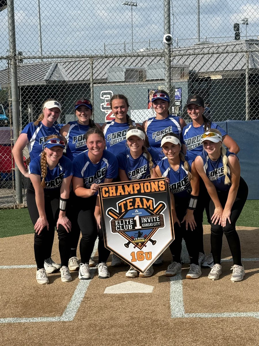 Way to go Force!!! First tourney back at it!! Champions!!