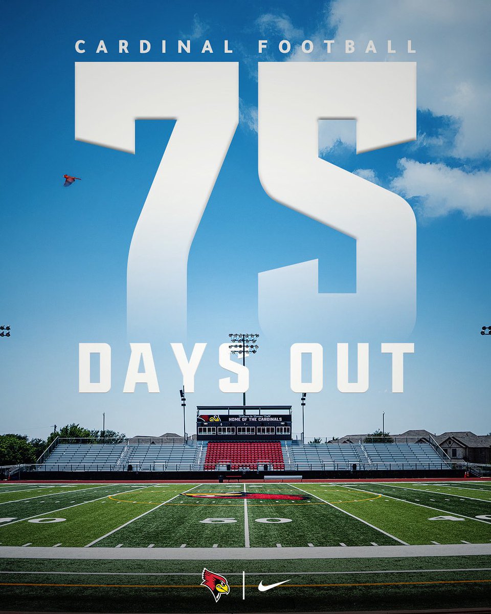 75 days away from Cardinal Football!🤩

#EYS #DeepWater