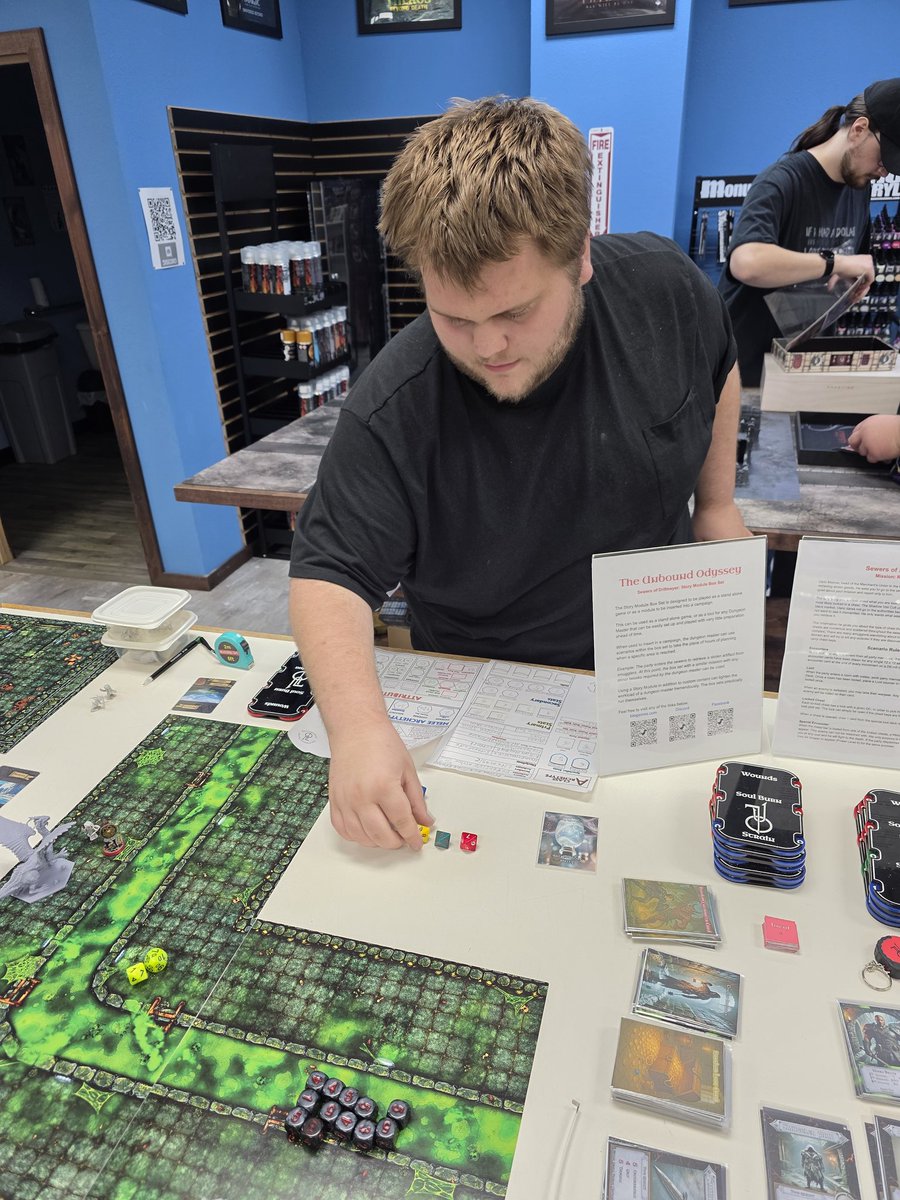 OdysseyOverlord's tweet photo. Another successful hame day at OMG in Marshfield WI. All we need is more people to try the game system out. It is almost complete. https://t.co/1fuUpUkL50