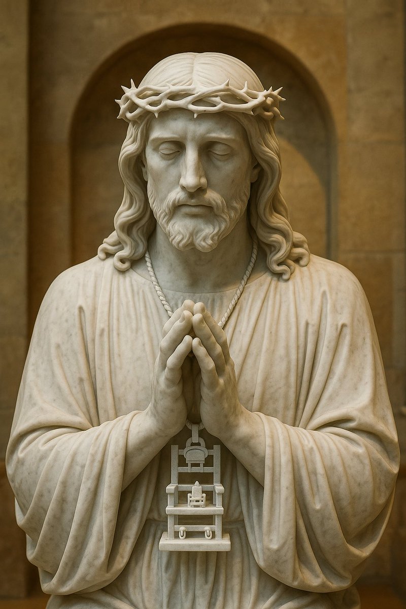 Imagínate si hoy el símbolo de amor y redención fuera una silla eléctrica en la pared de tu casa o colgada en tu cuello... Y la gente rezándole. Eso es básicamente lo que pasó con la cruz… 
#jesus #jesucristo #cruz #dios #Diosesbueno #cristianismo #religion