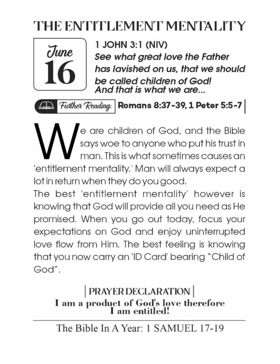 #DailyMomentsWithGod
 - By BishopsFred&amp;FunbiAddo