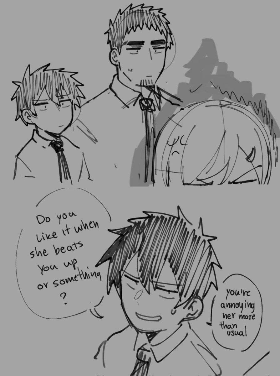 Pan_QLAO's tweet image. Masochist (?
#MySenpaiIsAnnoying #先輩がうざい後輩の話