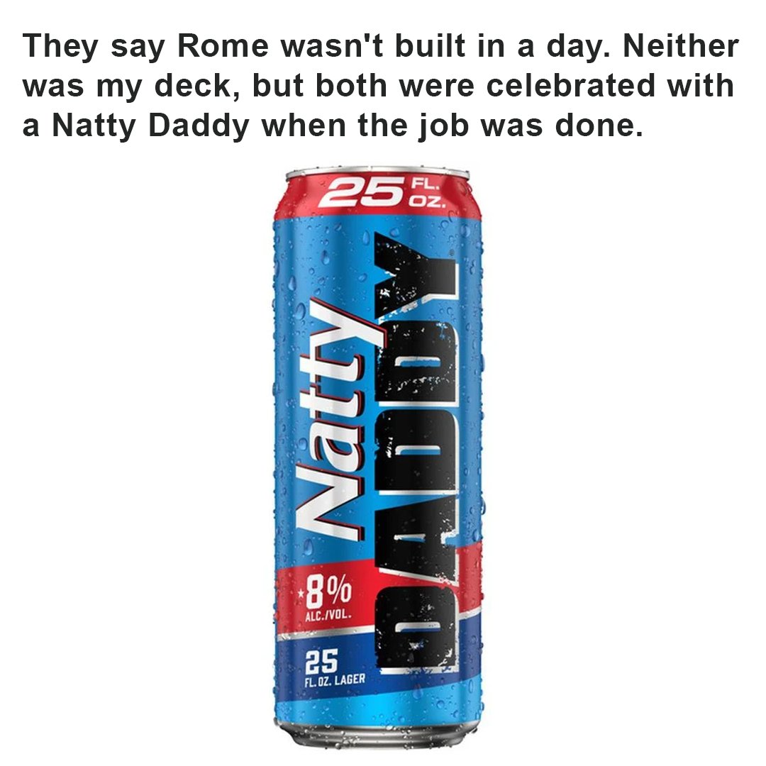 Send this to a 21+ year old son and drop some of your best dad advice in the replies. Happy Natty Daddy’s Day.