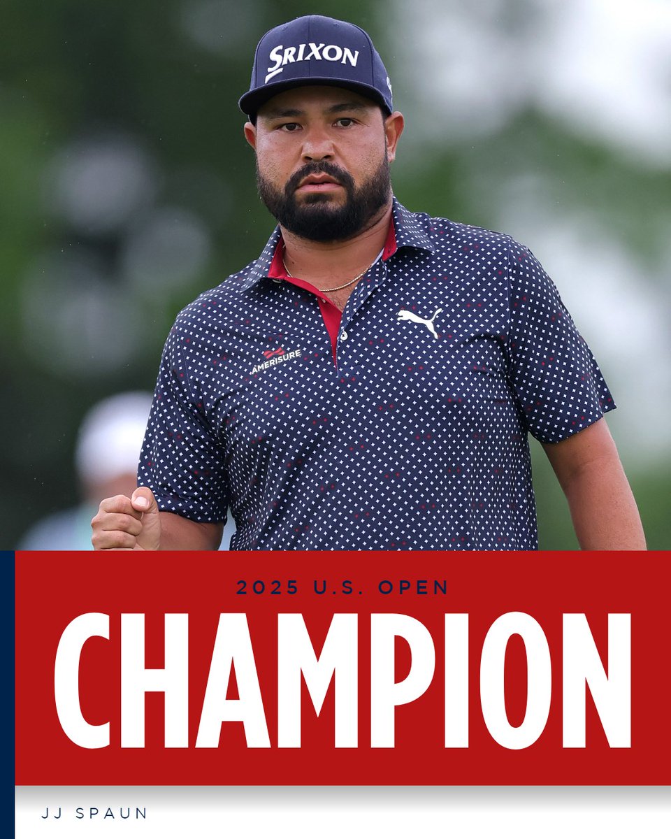 Ryder Cup USA (@rydercupusa) on Twitter photo JJ Spaun is the 2025 U.S. Open Champion! 
Is a Ryder Cup USA debut on the horizon? 
#GoUSA 🇺🇸 JJ Spaun is the 2025 U.S. Open Champion! 
Is a Ryder Cup USA debut on the horizon? 
#GoUSA 🇺🇸