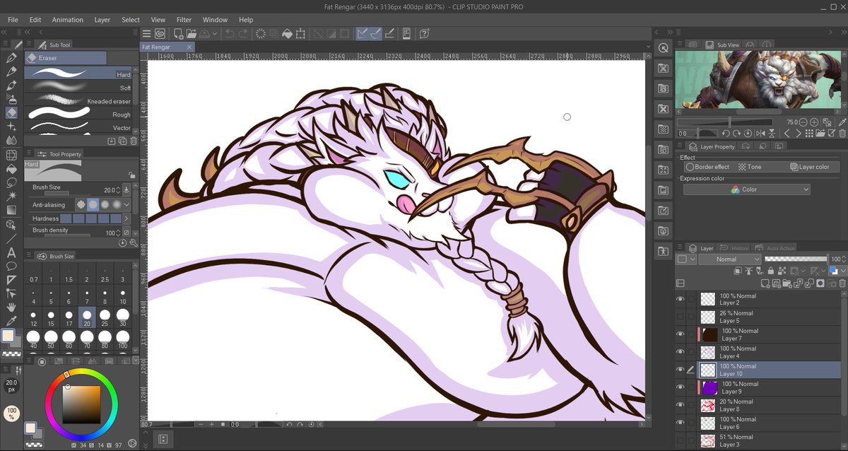 Another fatty is on the progress to be drawn!!