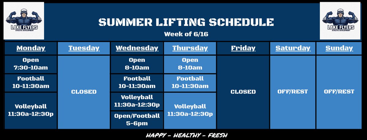 FlyerLakeAthDev's tweet photo. Summer Week #2
Bring a friend!
#SummerOfSpeed https://t.co/kMbnk69ikW