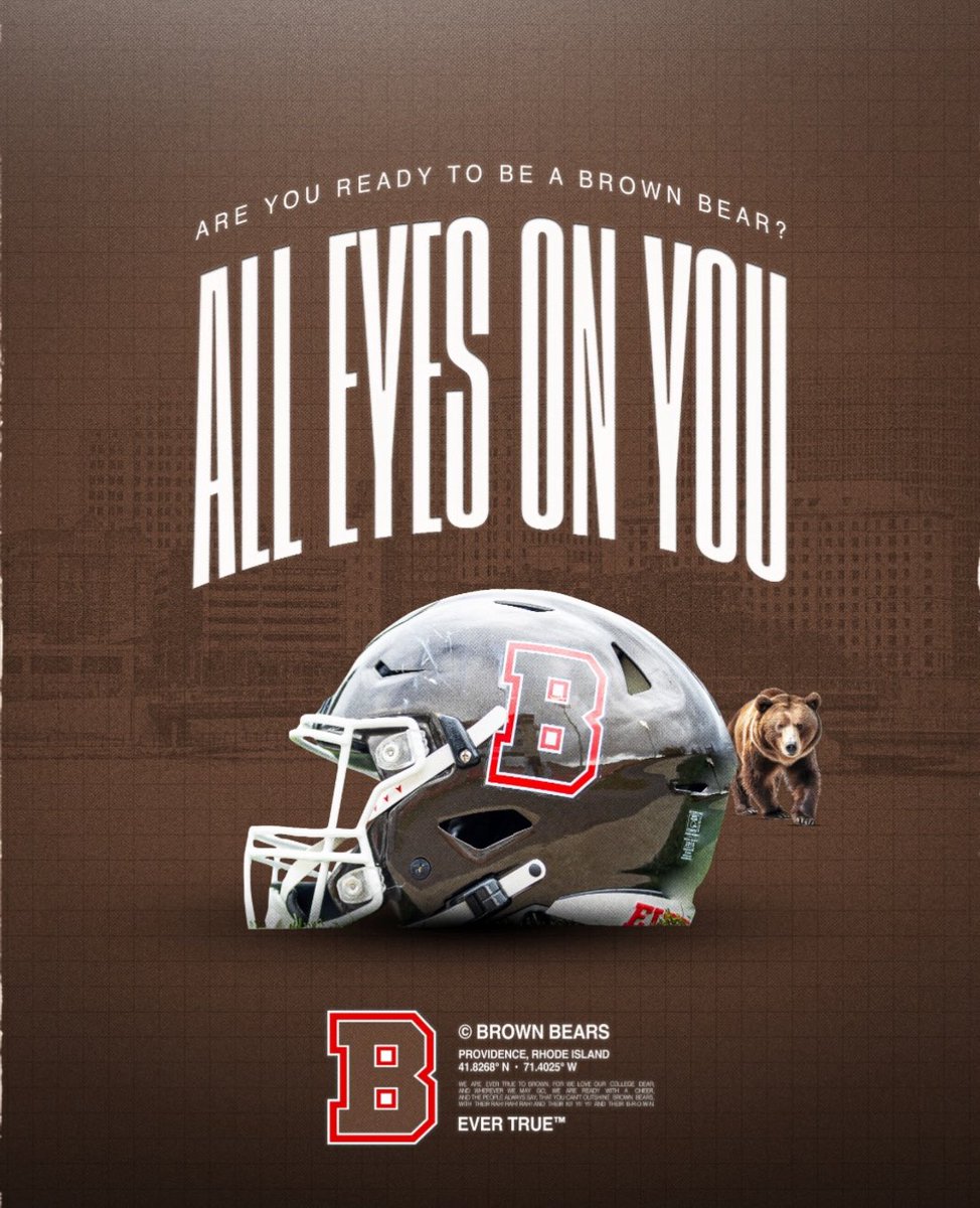 Coby Wallace (@cobywallace2457) on Twitter photo Thank you <a href="/BrownU_Football/">Brown Bears Football</a> for sending a graphic Thank you <a href="/BrownU_Football/">Brown Bears Football</a> for sending a graphic