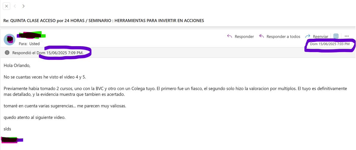 Orlando Santiago FÉNIX VALOR (@orlandosjfenix) on Twitter photo La gente que toma mi Seminario entiende por que VALE LO QUE VALE y saben que la calidad de mi Seminario está por encima de lo que existe en Colombia.
Esto opinan USUALMENTE y este correo me llegó hace segundos...
Link: fenixvalor.com
Inf: orlandos22@hotmail.com La gente que toma mi Seminario entiende por que VALE LO QUE VALE y saben que la calidad de mi Seminario está por encima de lo que existe en Colombia.
Esto opinan USUALMENTE y este correo me llegó hace segundos...
Link: fenixvalor.com
Inf: orlandos22@hotmail.com